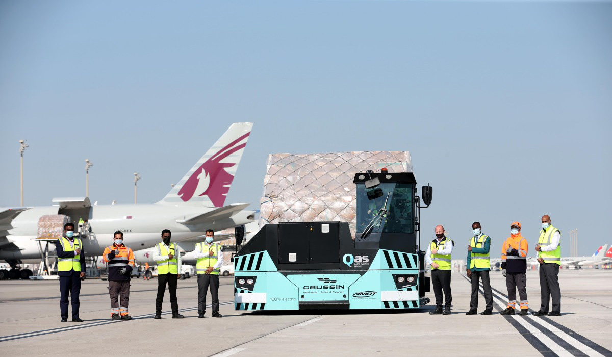 Qatar Airways Cargo, first to use Gaussin’s zero-emission innovation